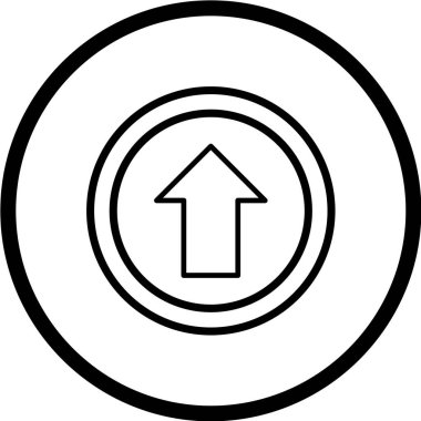 Yol simgesi, vektör illüstrasyonu