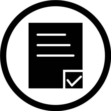 siyah ve beyaz vektör simgesi