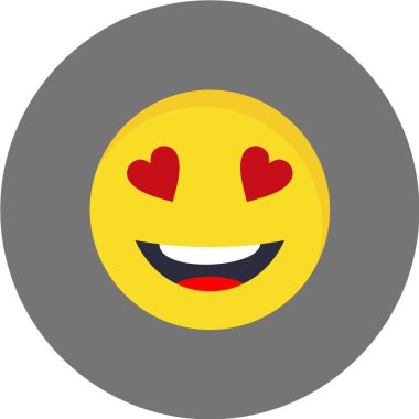Emoji Simgesi Moda Biçiminde, vektör