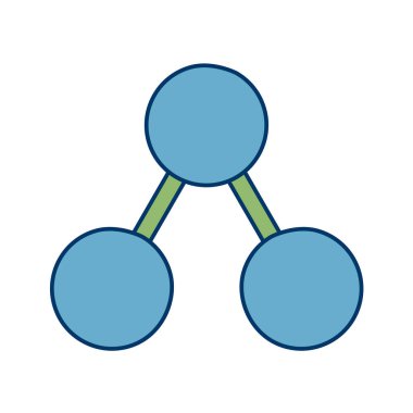 Multimedya düz simgesi beyaz arkaplanda izole edildi
