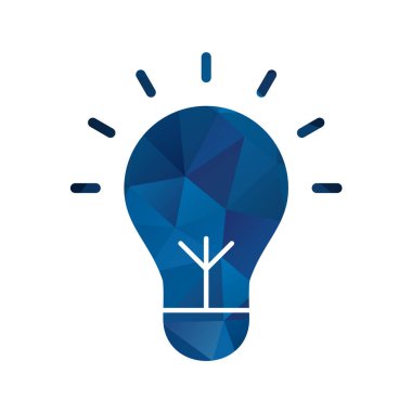 Beyaz arkaplanda izole edilmiş düz stil ampul simgesi. fikir sembolü çizimi