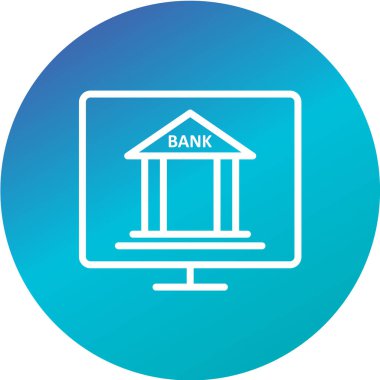 Modern yapı simgesinin vektör illüstrasyonu