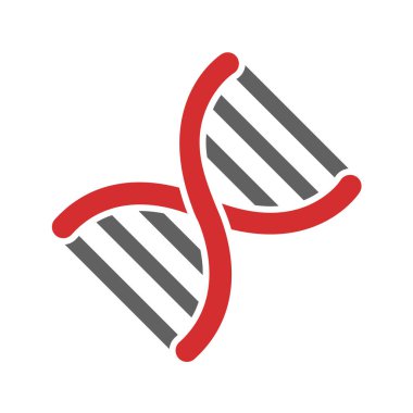 DNA simgesi. vektör illüstrasyonu