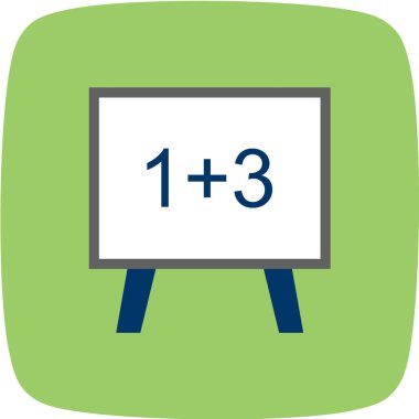 okul eğitimi vektör simgesi.