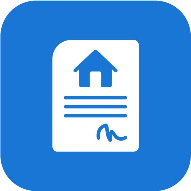 Emlak simgesi vektör illüstrasyonu 