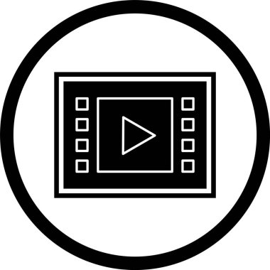 Müzik Oynatıcı Simgesi Moda Biçiminde İzole Arkaplan