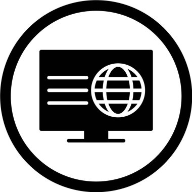 seo modern simgesinin vektör illüstrasyonu