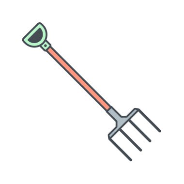 Bahçıvanlık simgesi evli tasarım vektörü illüstrasyonu