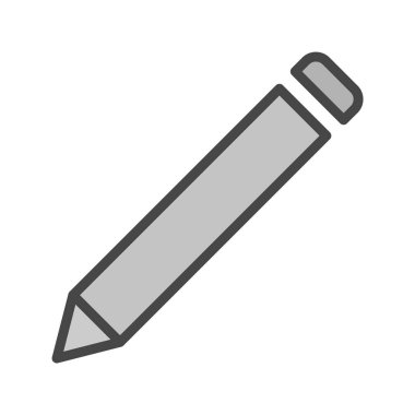 Moda biçimi izole edilmiş arkaplanda kalem simgesi 