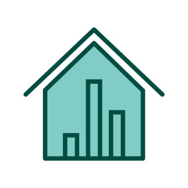 Gayrimenkul İstatistikleri Moda Biçiminde İzole Arkaplan
