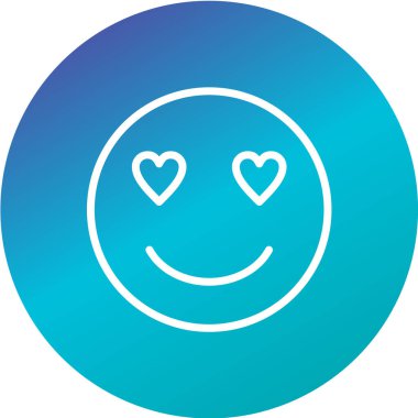 Moda Biçimli Emoji Simgesi İzole Arkaplan 