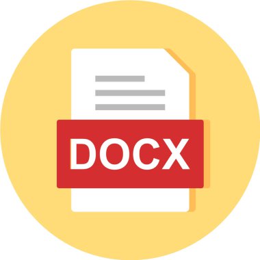 dosya biçimi simgesi, vektör illüstrasyonu