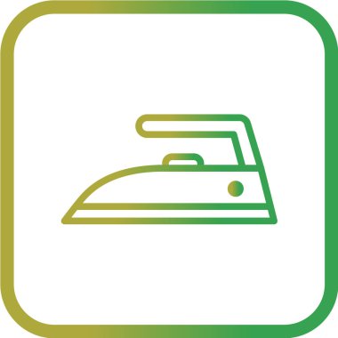 Demir vektör illüstrasyonu, basit simge