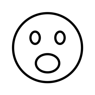 Moda Biçimli Emoji Simgesi İzole Arkaplan 