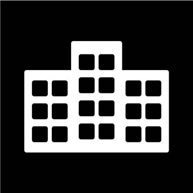 Siyah ve beyaz vektör simgesi