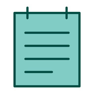 Moda Biçiminde Not Simgesi İzole Arkaplan   