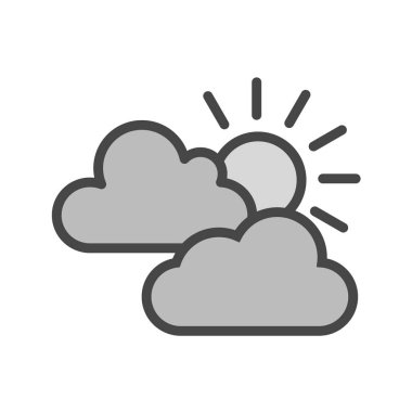 hava simgesi tasarımı, vektör illüstrasyon eps10 grafiği