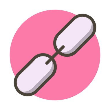 Moda Biçiminde Bağlantı Simgesi İzole Arkaplan