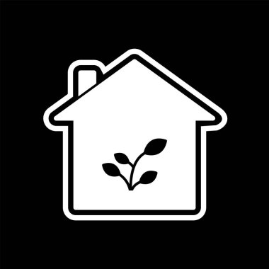  Bitki Evi Simgesi Moda Tarzı Tarzı İzole Arkaplan