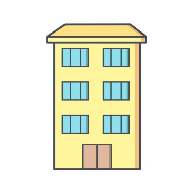 Emlak simgesi vektör illüstrasyonu 