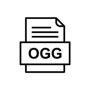 tipik dosya biçimi vektör illüstrasyonu 