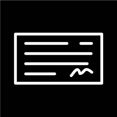 belge simgesi vektör illüstrasyonu