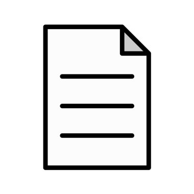 dosya biçimi simgesi, vektör illüstrasyonu 