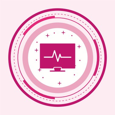 tıbbi düz simge, vektör iilüstrasyonu