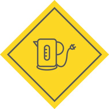 Kettle Simgesi Moda Biçimli Ayrı Arkaplan