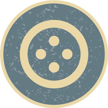 Gölgeli yuvarlak düğmenin vektör illüstrasyonu