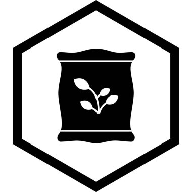  Moda Biçiminde Gübre Simgesi İzole Arkaplan