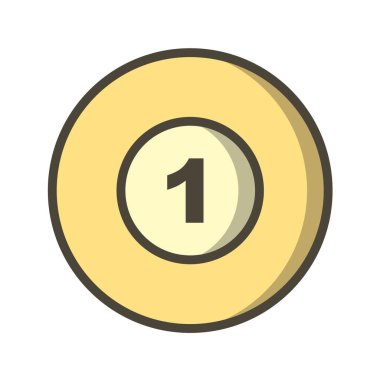 Arka planda spor simgesi izole edildi