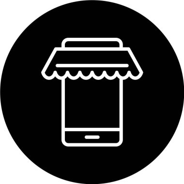 Alışveriş arabası simgesi, vektör illüstrasyonu