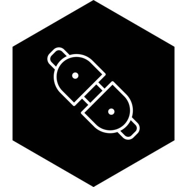 Moda Biçiminde Bağlantı Simgesi İzole Arkaplan