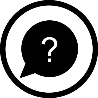 soru işareti vektör simgesi