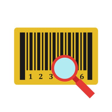 barkod simgesi vektör illüstrasyonu