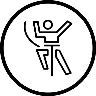 minimalist vektör illüstrasyonu, uygulama simgesi