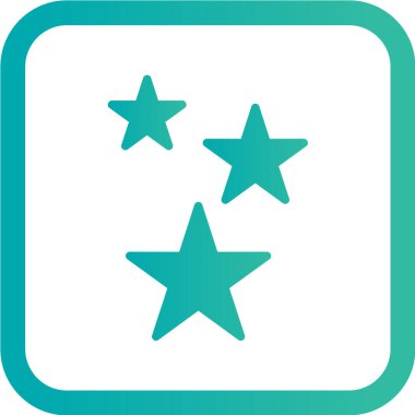 yıldız simgesi vektör illüstrasyonu