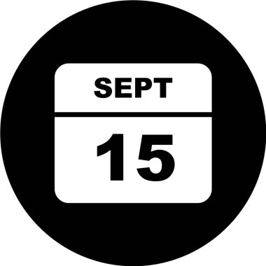 Takvim simgesinin vektör illüstrasyonu 