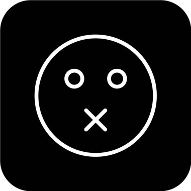 Gülümseme simgesi, vektör illüstrasyonu