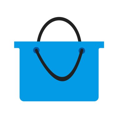 Alışveriş poşeti ikon vektör illüstrasyon tasarımı