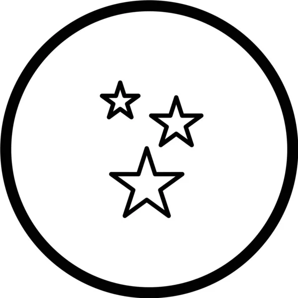 Векторная Иллюстрация Звезды — стоковый вектор