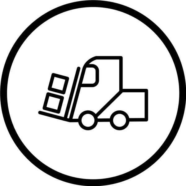 Icono Transporte Vector Ilustración — Archivo Imágenes Vectoriales