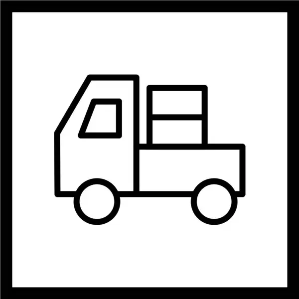 Ícone Transporte Ilustração Vetorial —  Vetores de Stock