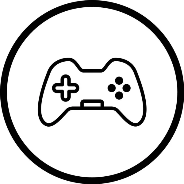 Ilustración Vectorial Joystick Icono Simple — Archivo Imágenes Vectoriales