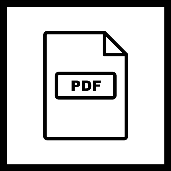 File Format Icon Vector Illustration — Stock Vector