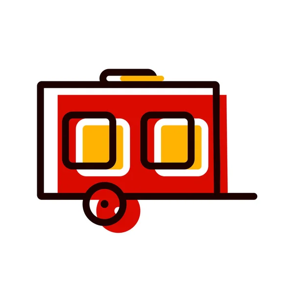 Vector Ilustración Moderna Falta Icono Ambulancia — Archivo Imágenes Vectoriales