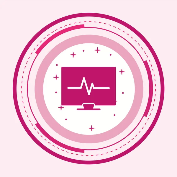 tıbbi düz simge, vektör iilüstrasyonu