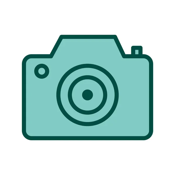 Camera Icon Trendy Style Isolated Background — Stock Vector