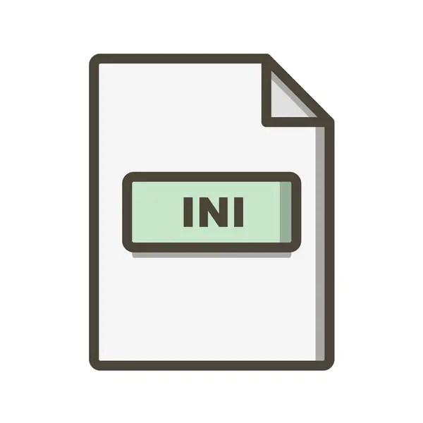 Icône Format Fichier Illustration Vectorielle — Image vectorielle